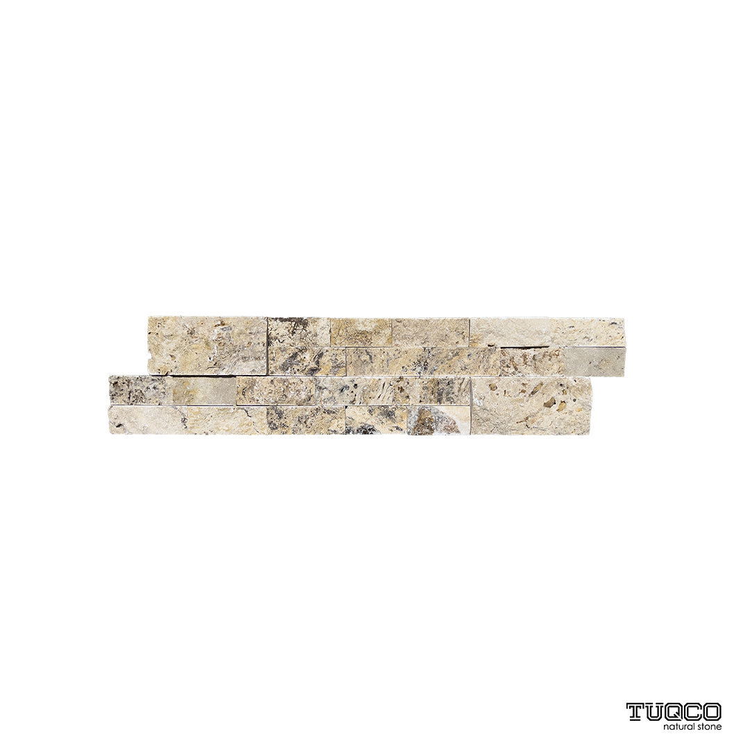 Split Face Scabos Travertine Ledger Panel