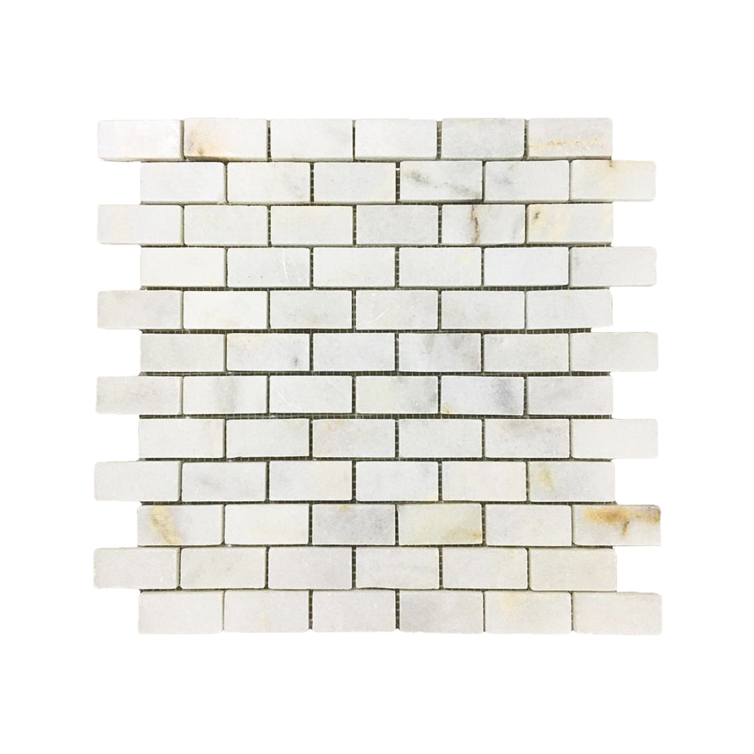 2,3x4,8 Brick Golden Polished Marble Mosaic Tiles