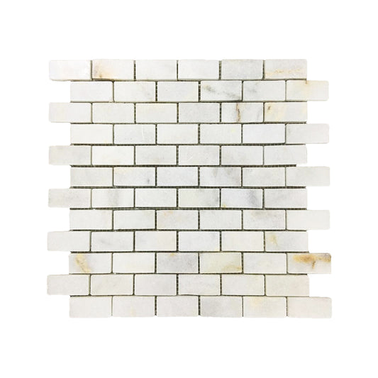 2,3x4,8 Brick Golden Polished Marble Mosaic Tiles