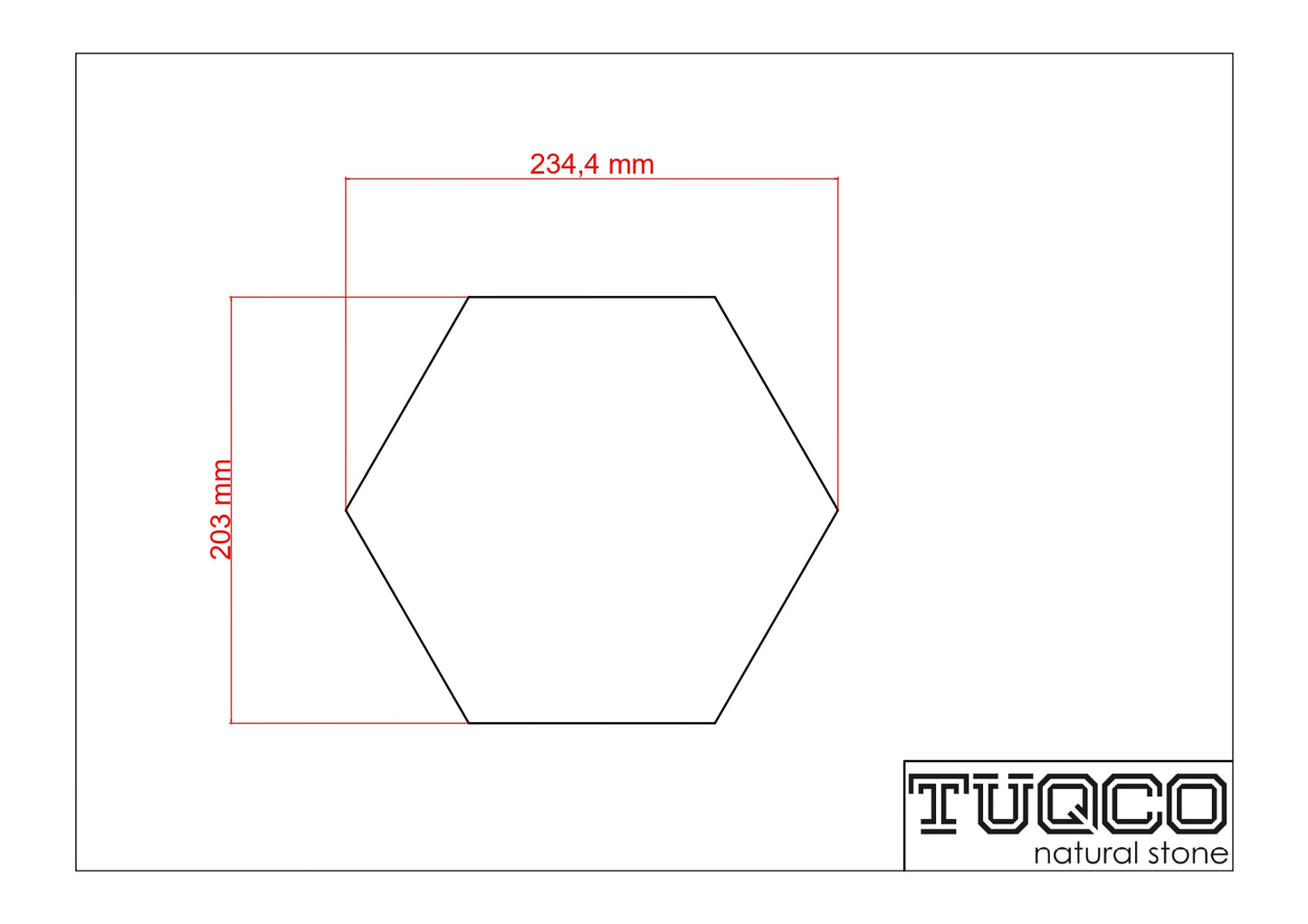 8 Inch Hexagon Silver Honed Marble Mosaic Tiles
