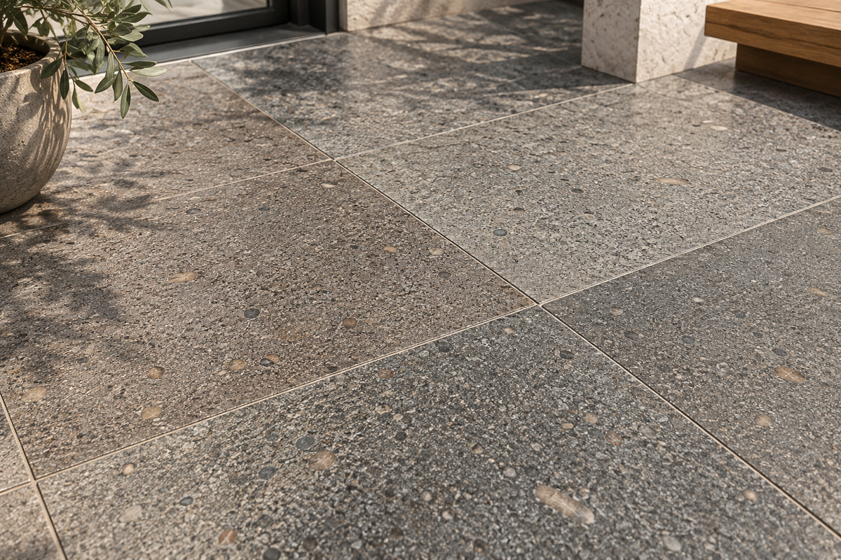 Green Honed Basalt Wall & Floor Tiles