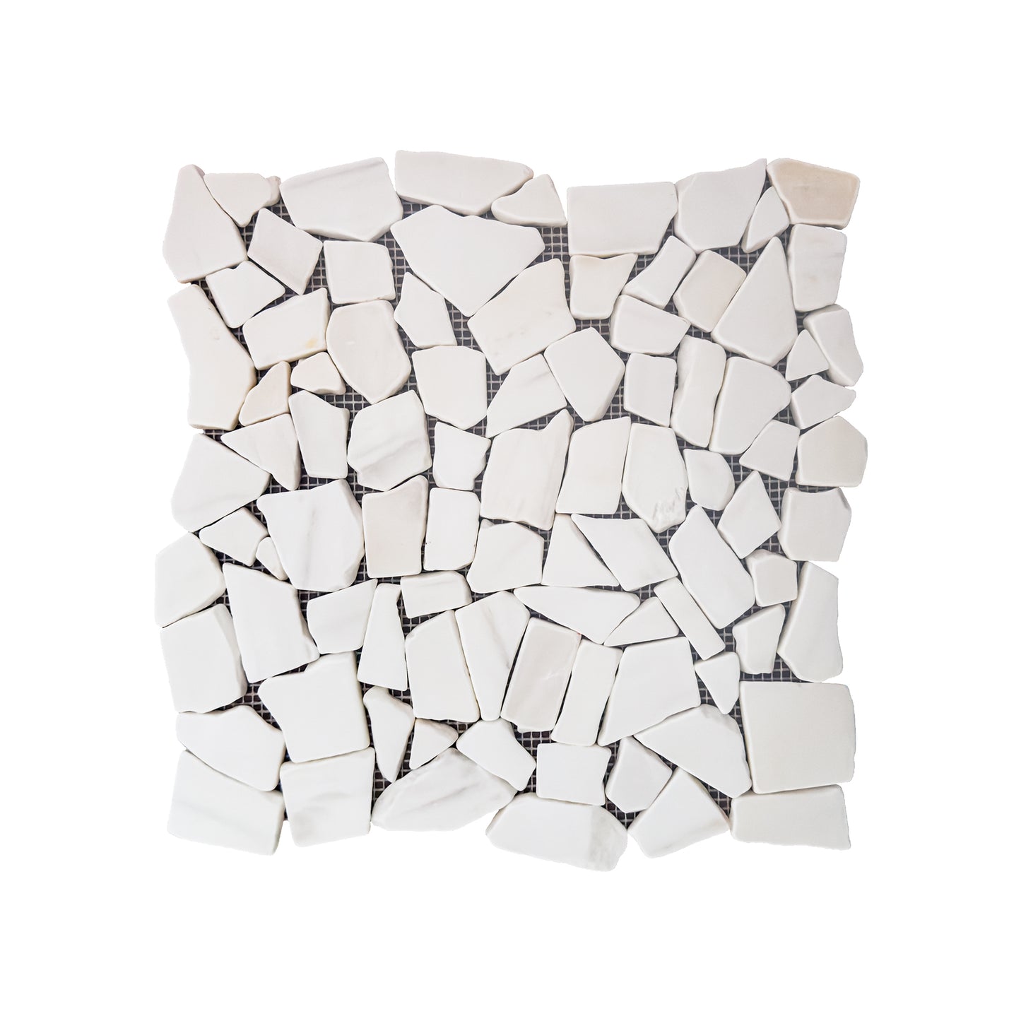 Pebble Dolomite Tumbled Marble Mosaic Tile