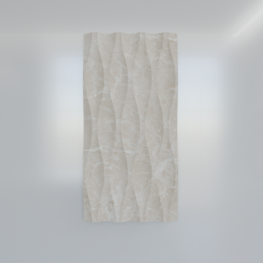 Beige Wave Marble Tile