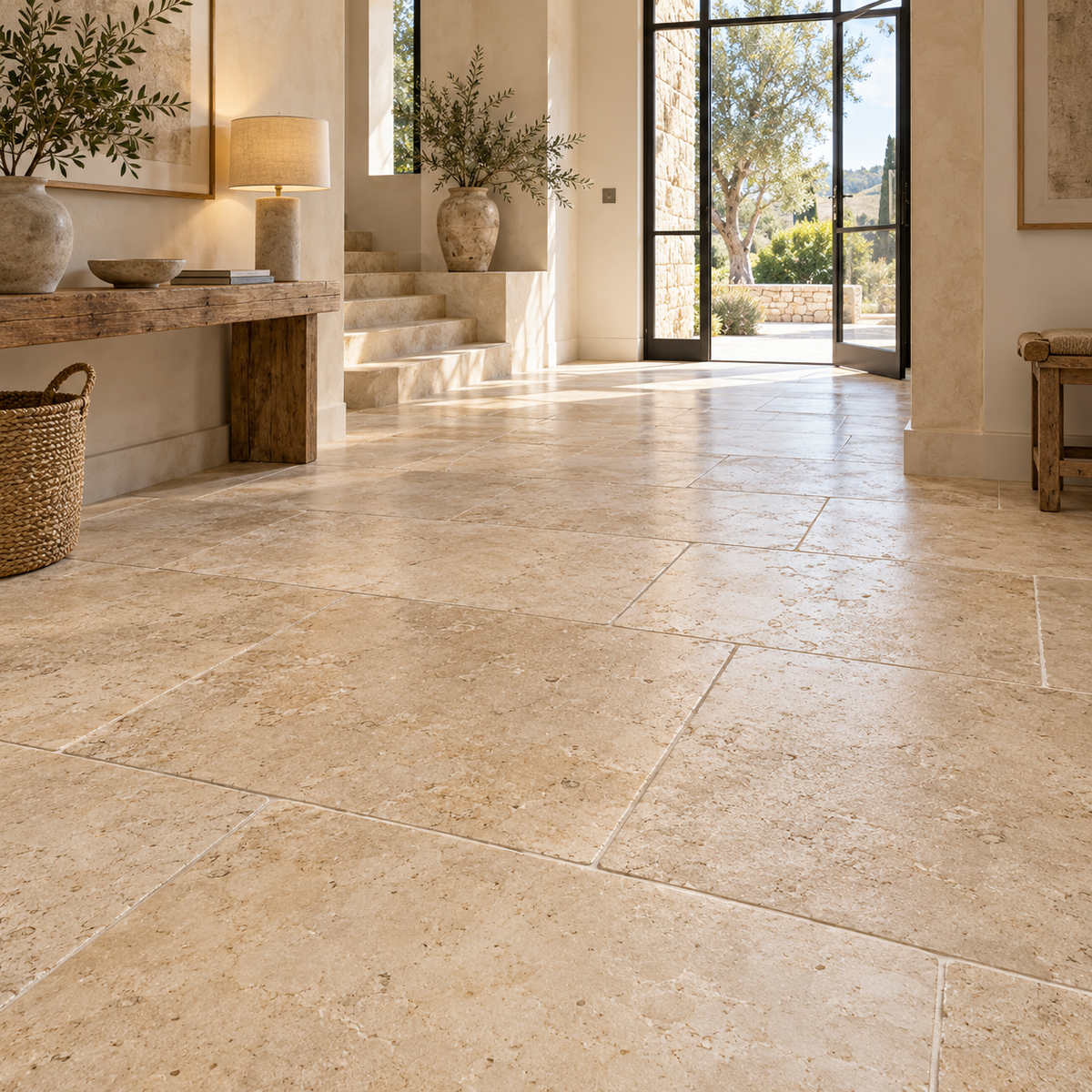 Jerusalem Sunny Egyptian Seasoned Limestone Wall & Floor Tiles
