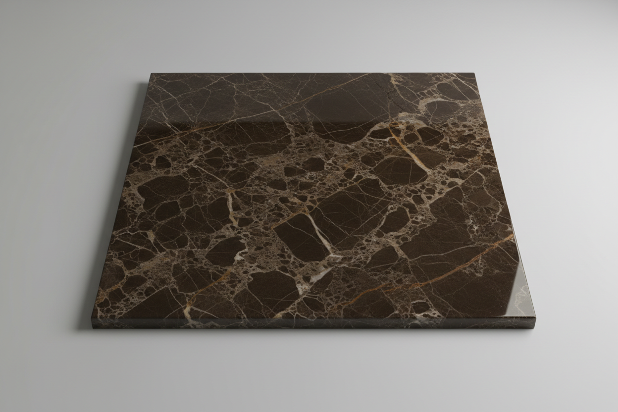 Dark Emperador Premium Polished Marble Wall & Floor Tiles Natural Stone Texture