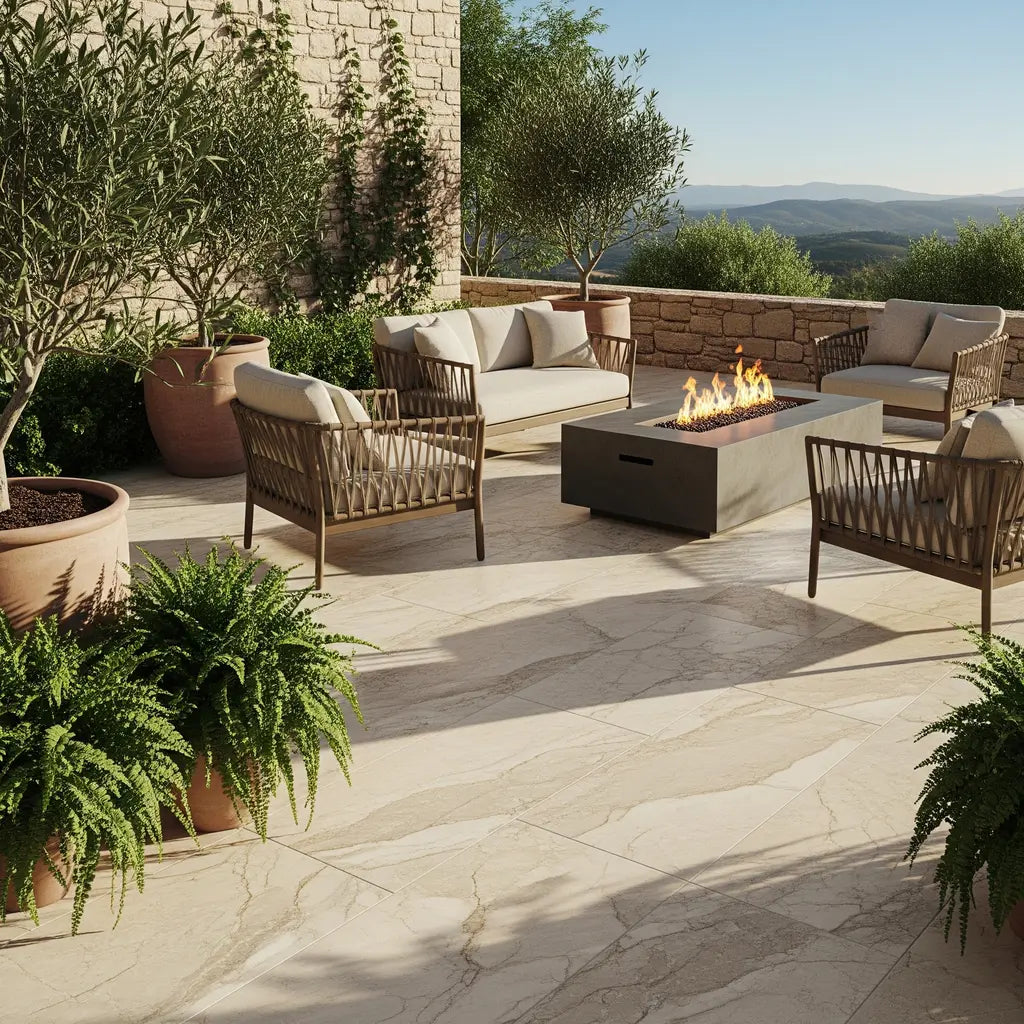 Best Natural Stone for Outdoor Paving in the UK (Travertine vs Limestone vs Marble)