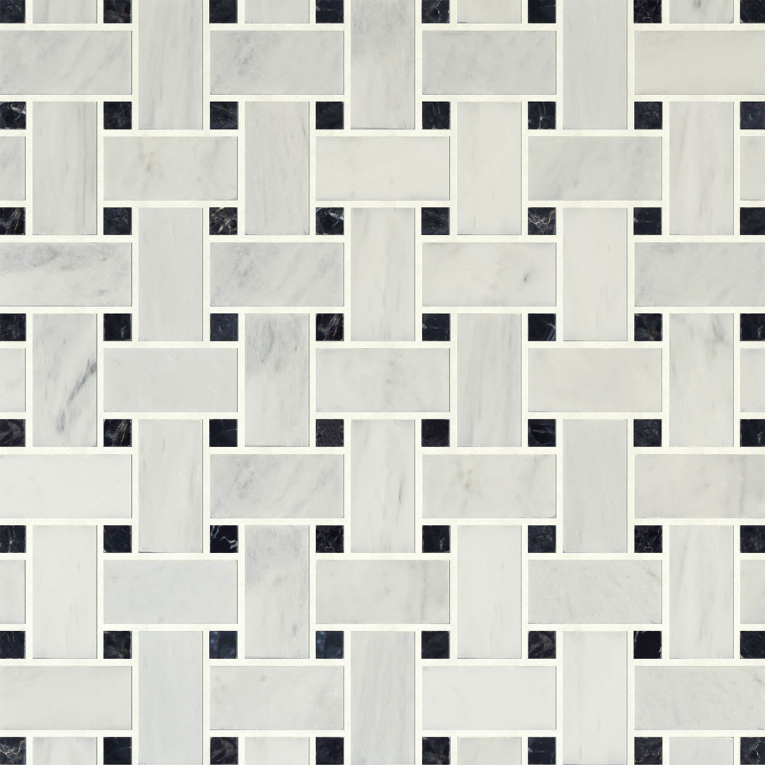 Basket Weave Mosaic Tiles