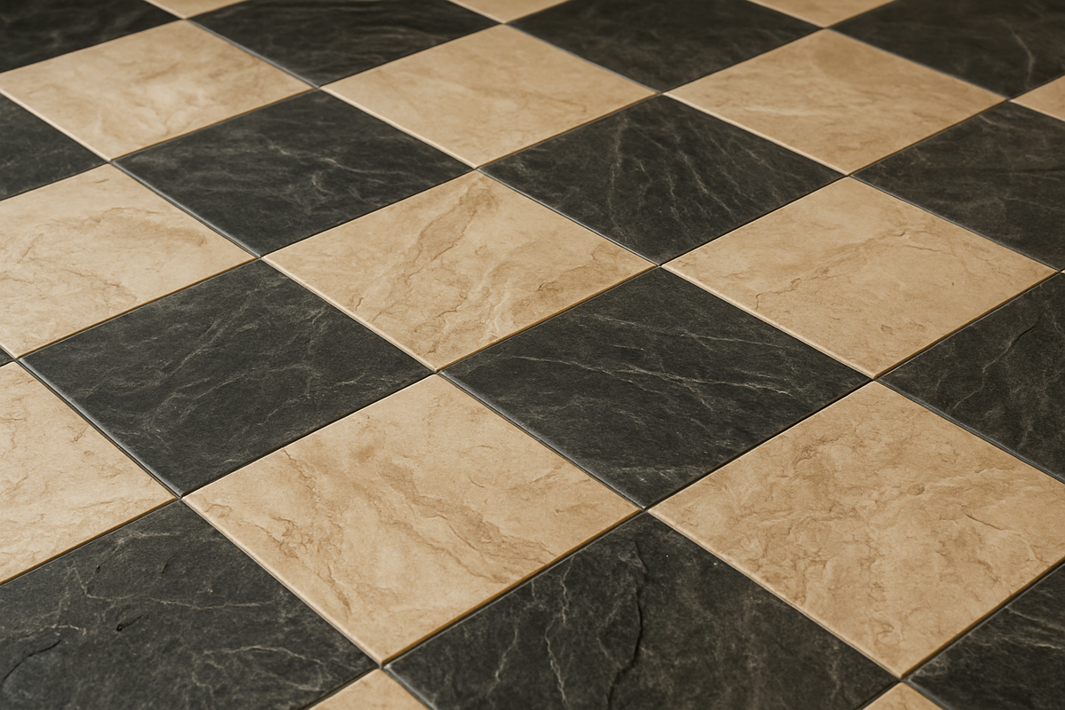 Chequerboard Floor Tiles