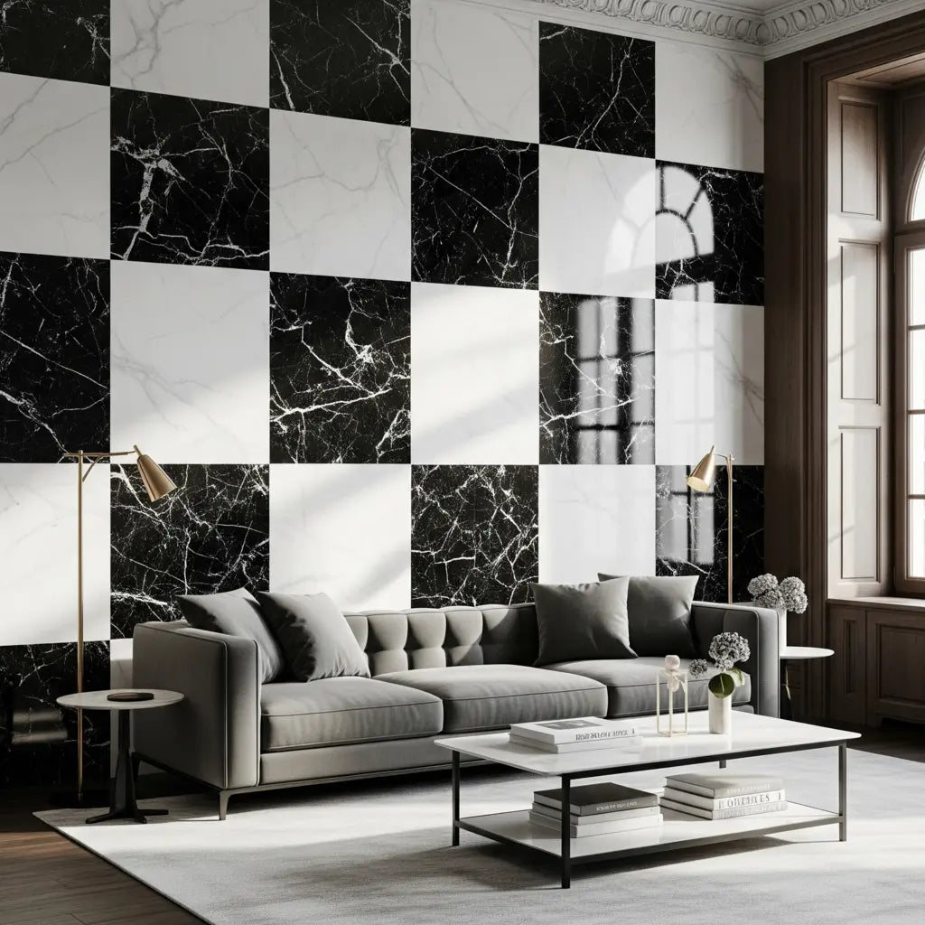 Chequerboard Wall Tiles