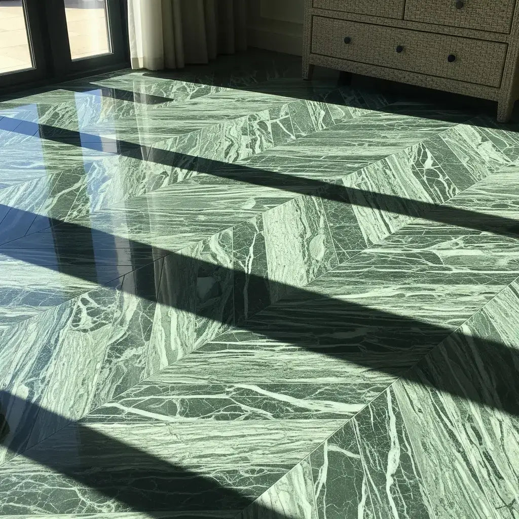 Green Floor Tiles