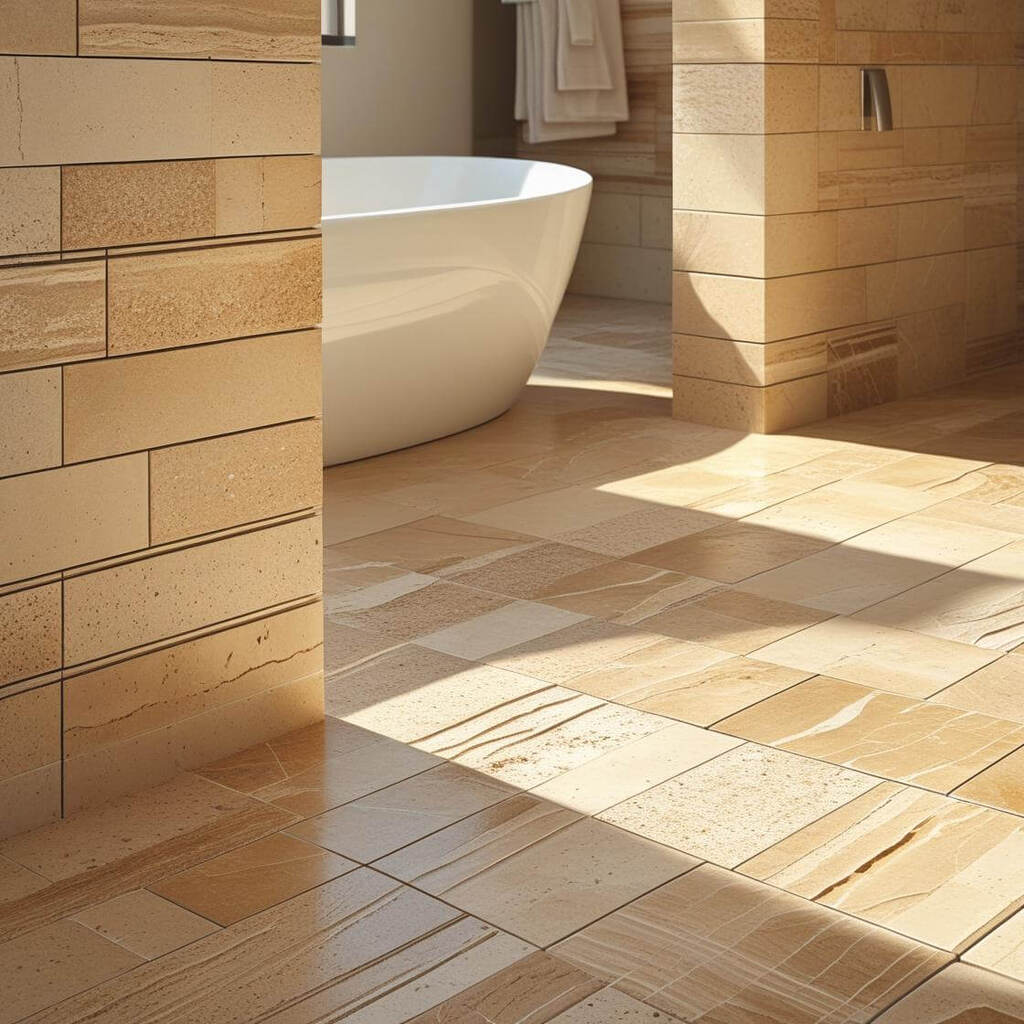 Travertine Bathroom Tiles