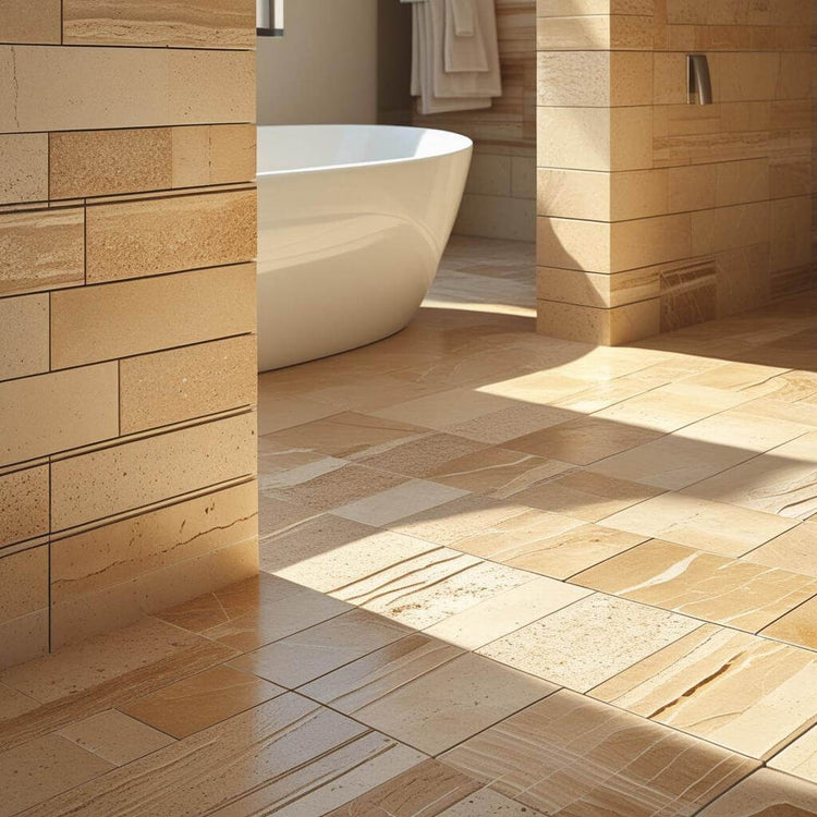 Travertine Tiles For Bathroom