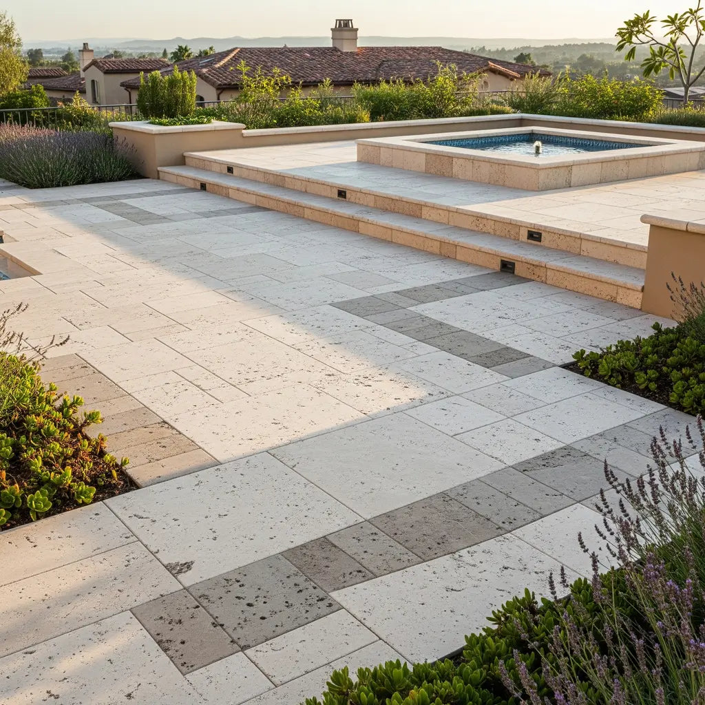 Travertine Outdoor Tiles