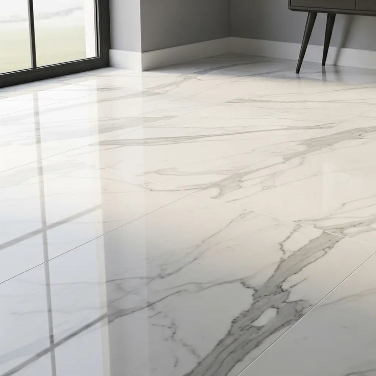 White Tiles For Floor