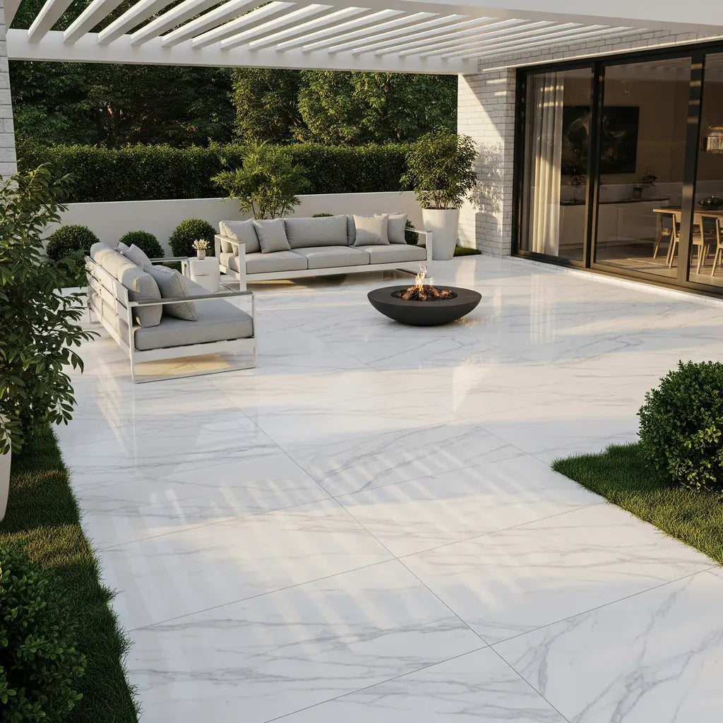 White Outdoor Tiles