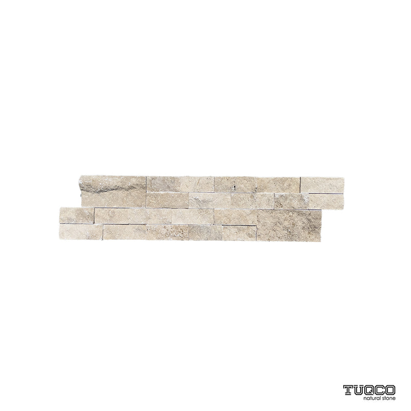 Classic Travertine Split Face Ledger Panel Cladding Wall Tiles