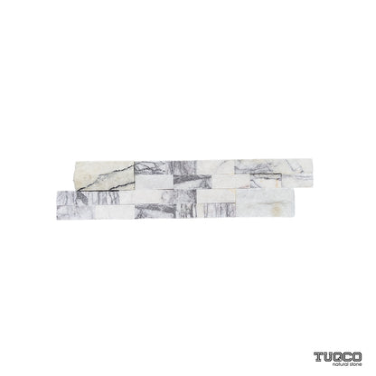 Calacatta Viola Split Face Marble Ledger Panel UK