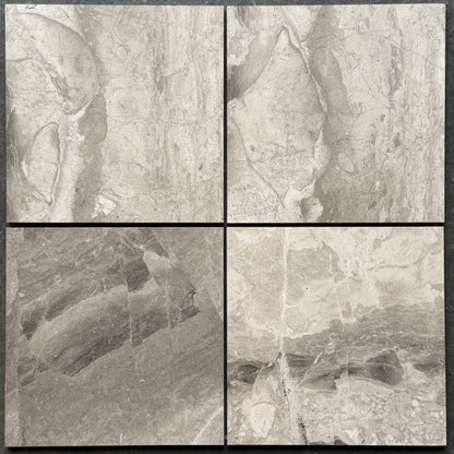 Atlantic Grey Honed Marble Wall & Floor Tiles