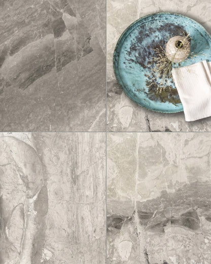 Atlantic Grey Honed Marble Wall & Floor Tiles
