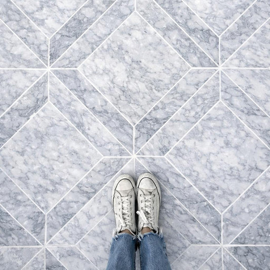 Platinum Grey Honed Marble Window Wall & Floor Tiles UK