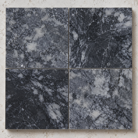 Platinum Black Polished Marble Wall & Floor Tiles