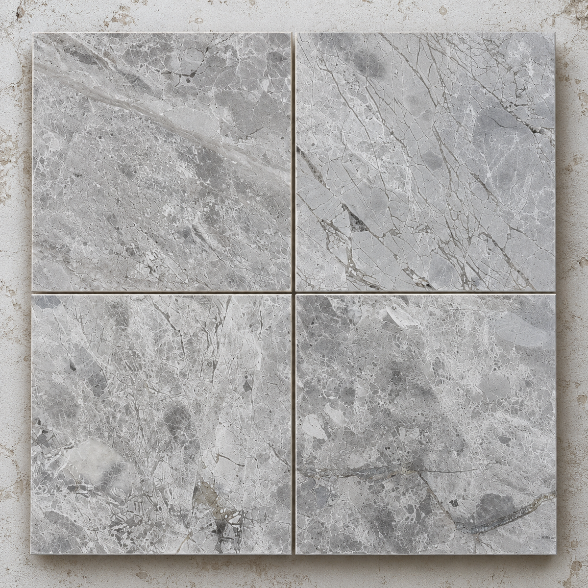 Silver Shadow Polished Marble Wall & Floor Tiles