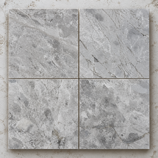 Silver Shadow Polished Marble Wall & Floor Tiles