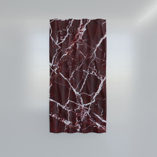 Rosso Levanto Wave Marble Tile (305 mm x 610 mm)