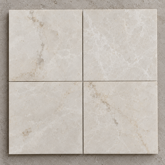 White Emperador Honed Marble Wall & Floor Tiles