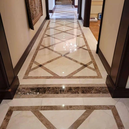 Crema Marfil Premium Polished Wall & Floor Tiles UK