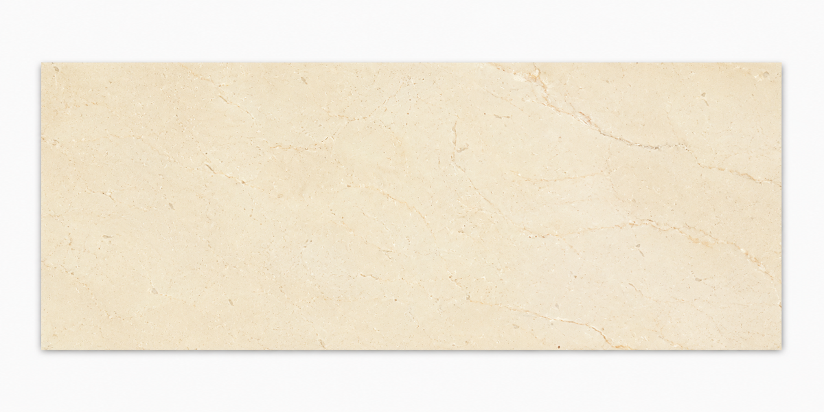 Crema Marfil Premium Honed Cream Marble tiles: front view showing the natural stone surface