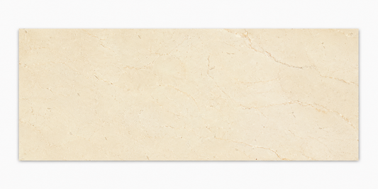 Crema Marfil Premium Honed Cream Marble tiles: front view showing the natural stone surface