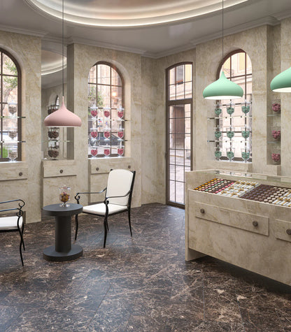 Dark Emperador Premium Honed Brown Marble Wall & Floor Tiles