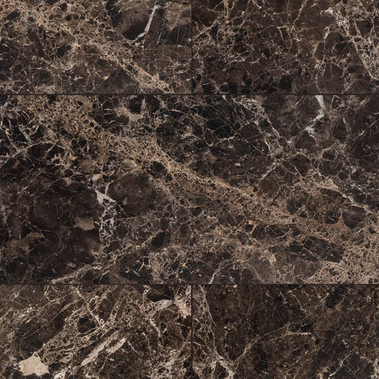 Dark Emperador Premium Honed Brown Marble Wall & Floor Tiles