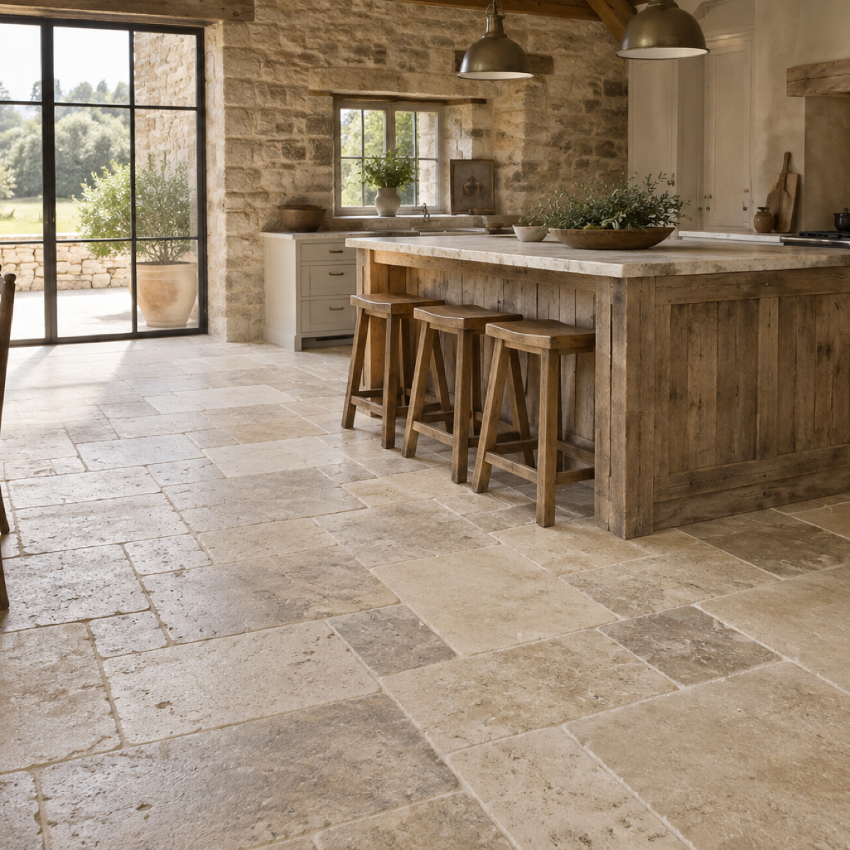 Dijon Seasoned Limestone Wall & Floor Tiles