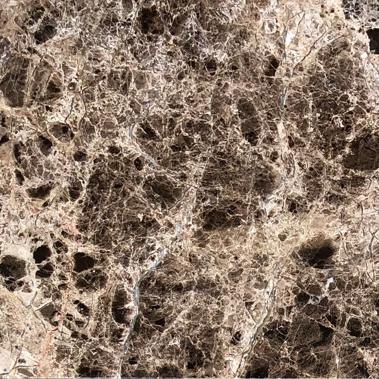 Dark Emperador polished marble wall and floor tiles