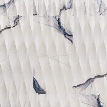 Lilac Wave Marble Tile