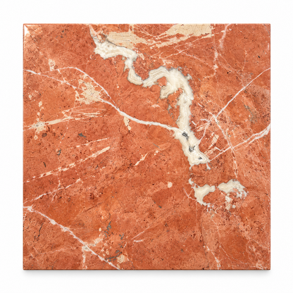 Rojo Alicante Polished Red Marble Wall & Floor Tiles: front view showing the natural marble face