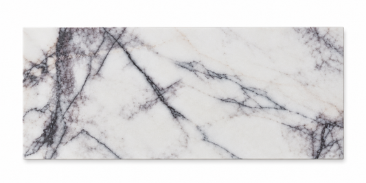 Calacatta Viola Polished Marble tiles: front view showing natural stone surface
