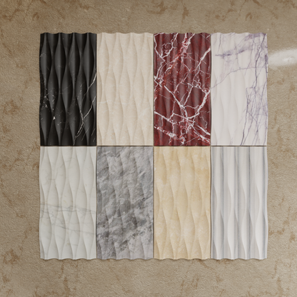 Equator Wave Marble Tile (305 mm x 610 mm)