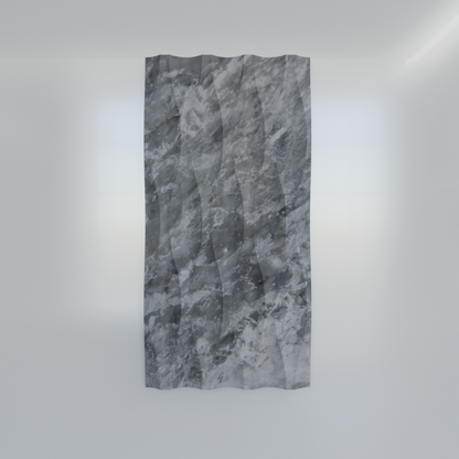 Platinum Grey Wave Marble Tile (305 mm x 610 mm) UK